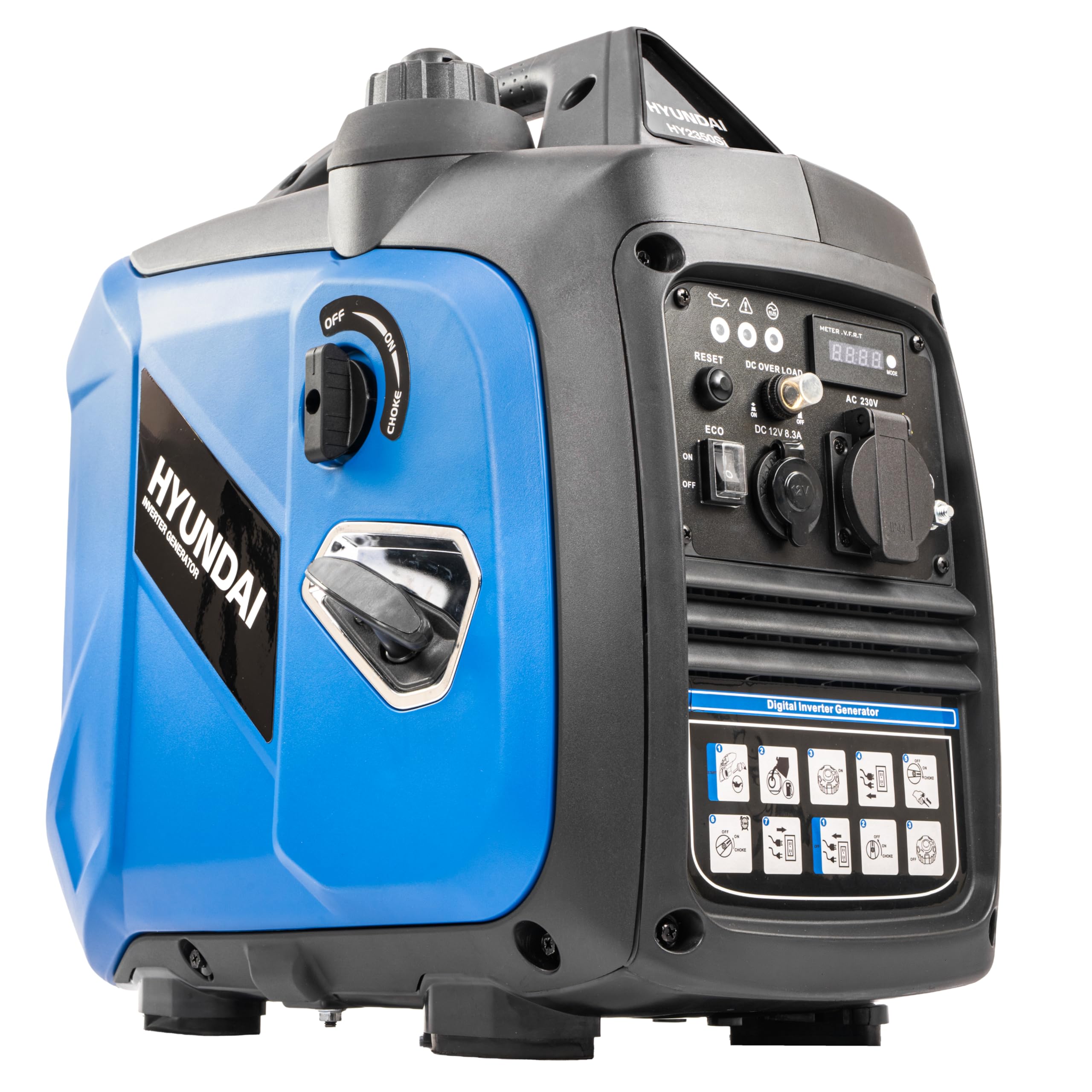 Hyundai Generator HY2350Si groupe électrogène inverter 2000W essence 62 dBA