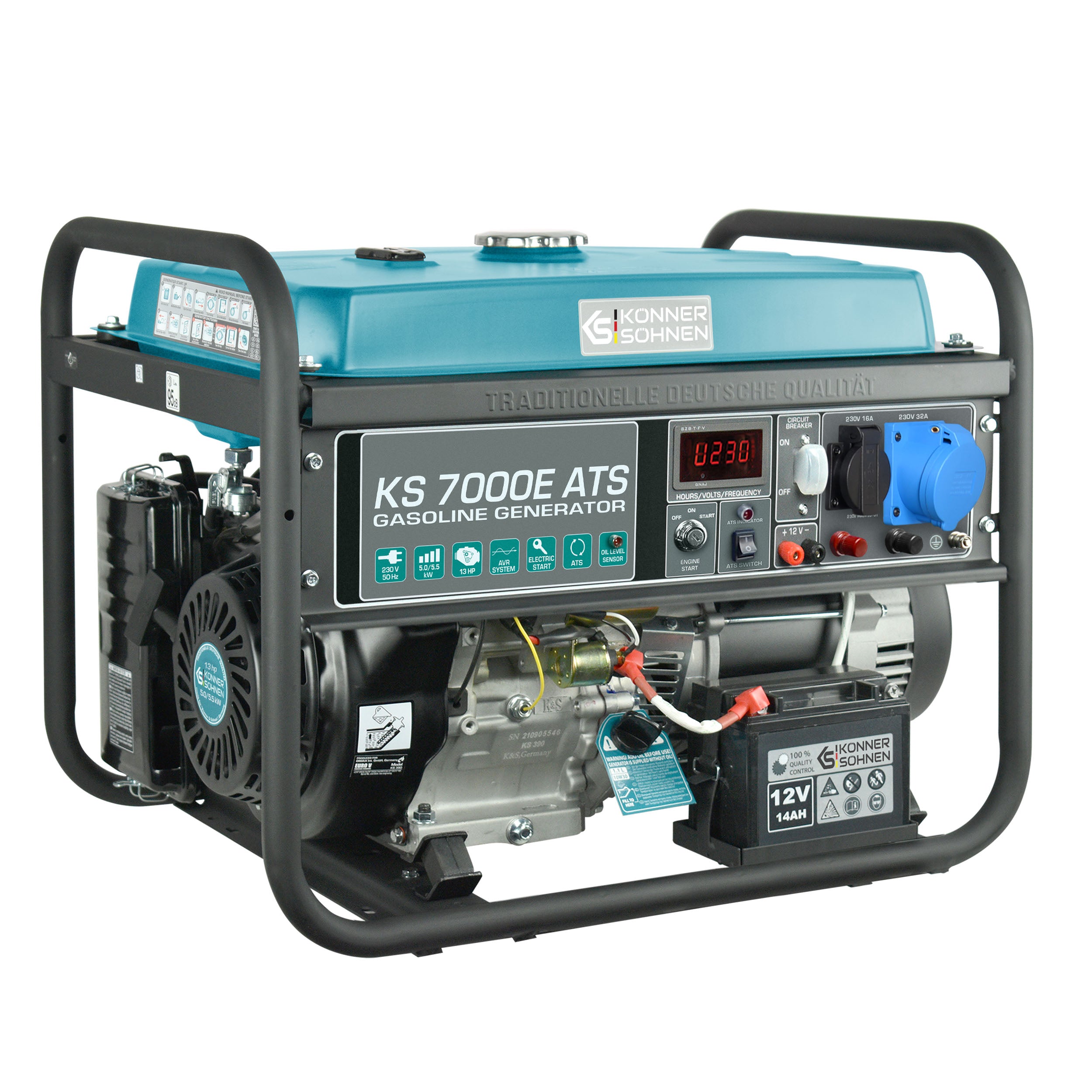 Könner & Söhnen K&S BASIC KS 7000E ATS groupe électrogène essence 5500 W