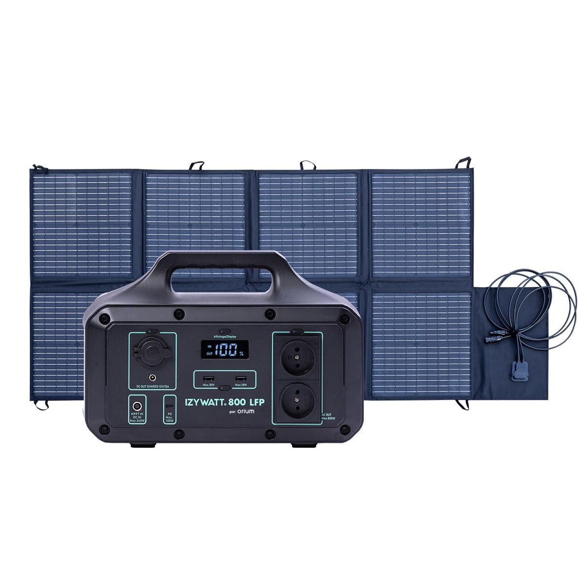 Orium Izywatt 800 station d'énergie portable LFP 518Wh + 160W