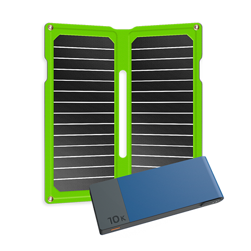 POWERTEC Kit Baroudeur panneau 16W + batterie 10000mAh