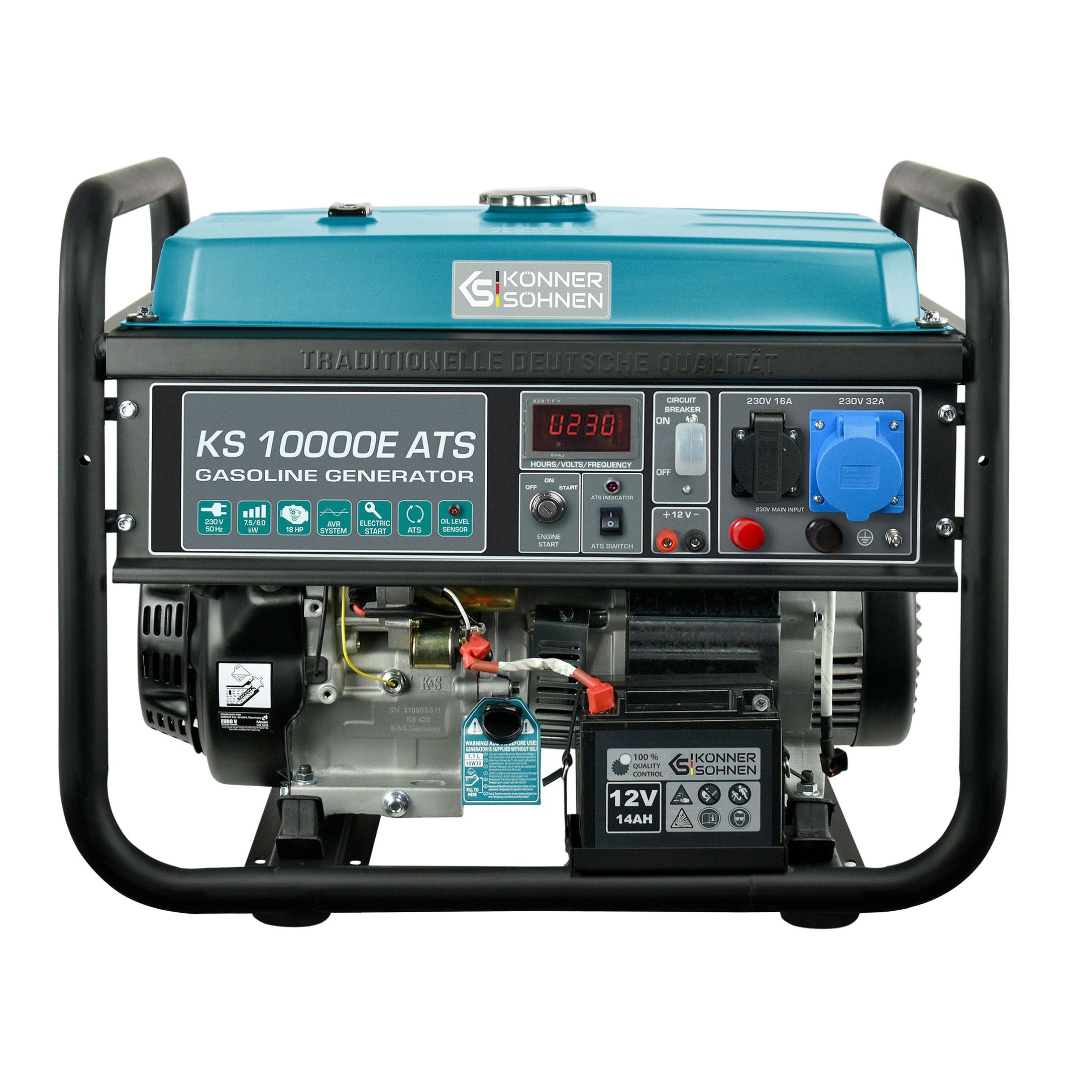 Könner & Söhnen K&S BASIC KS 10000E ATS groupe électrogène essence 8000 W