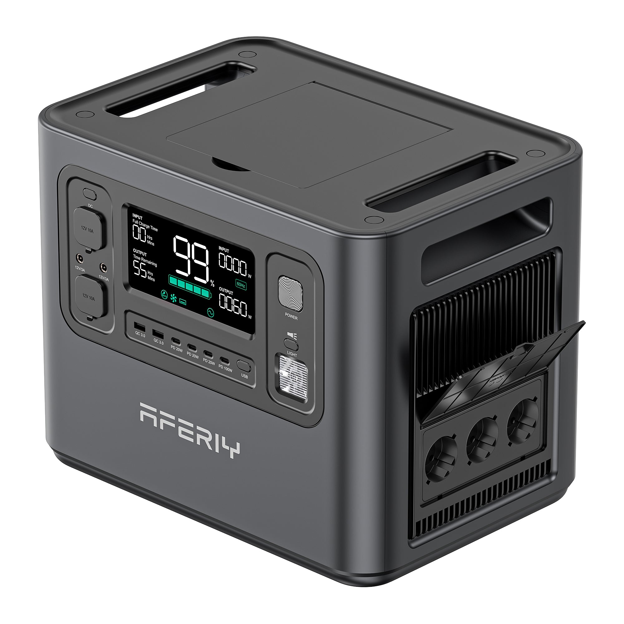 AFERIY P210 station d'énergie portable 2400W 2048Wh + 400W