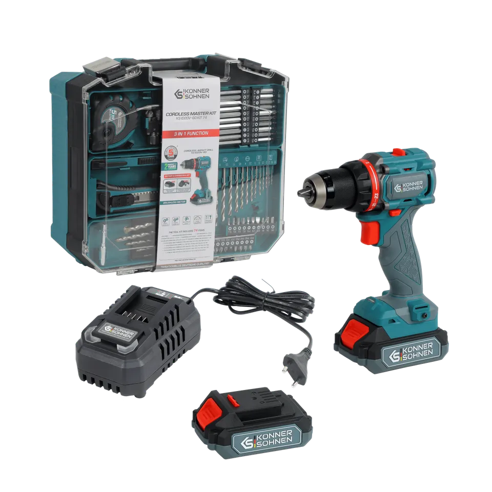 Könner & Söhnen K&S BASIC KS ID20V-60 perceuse sans fil 20V Kit
