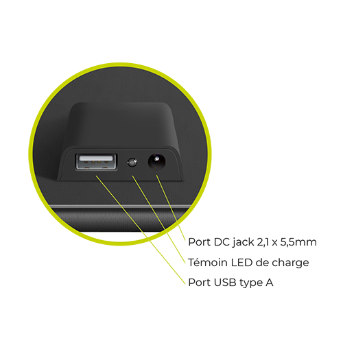 POWERTEC Kit solaire Photo 21 panneau 21W + chargeur