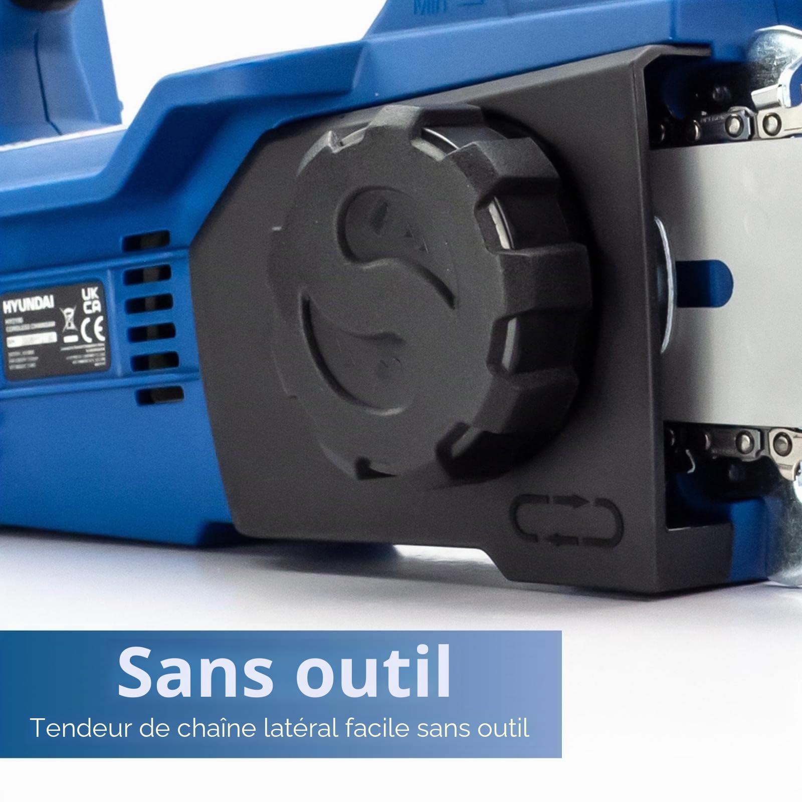 Hyundai HY2190 tronçonneuse sans fil 20 V 25 cm 4 Ah