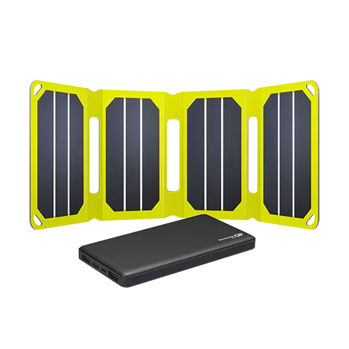 POWERTEC Baroudeur LIGHT Kit panneau 6,5W + 10000 mAh