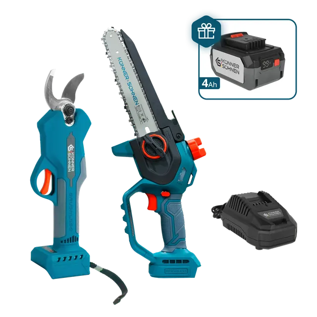 Könner & Söhnen K&S BASIC KS MCS-CSP-SET kit élagage 20V