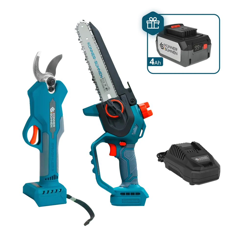 Könner & Söhnen K&S BASIC KS MCS-CSP-SET kit élagage 20V