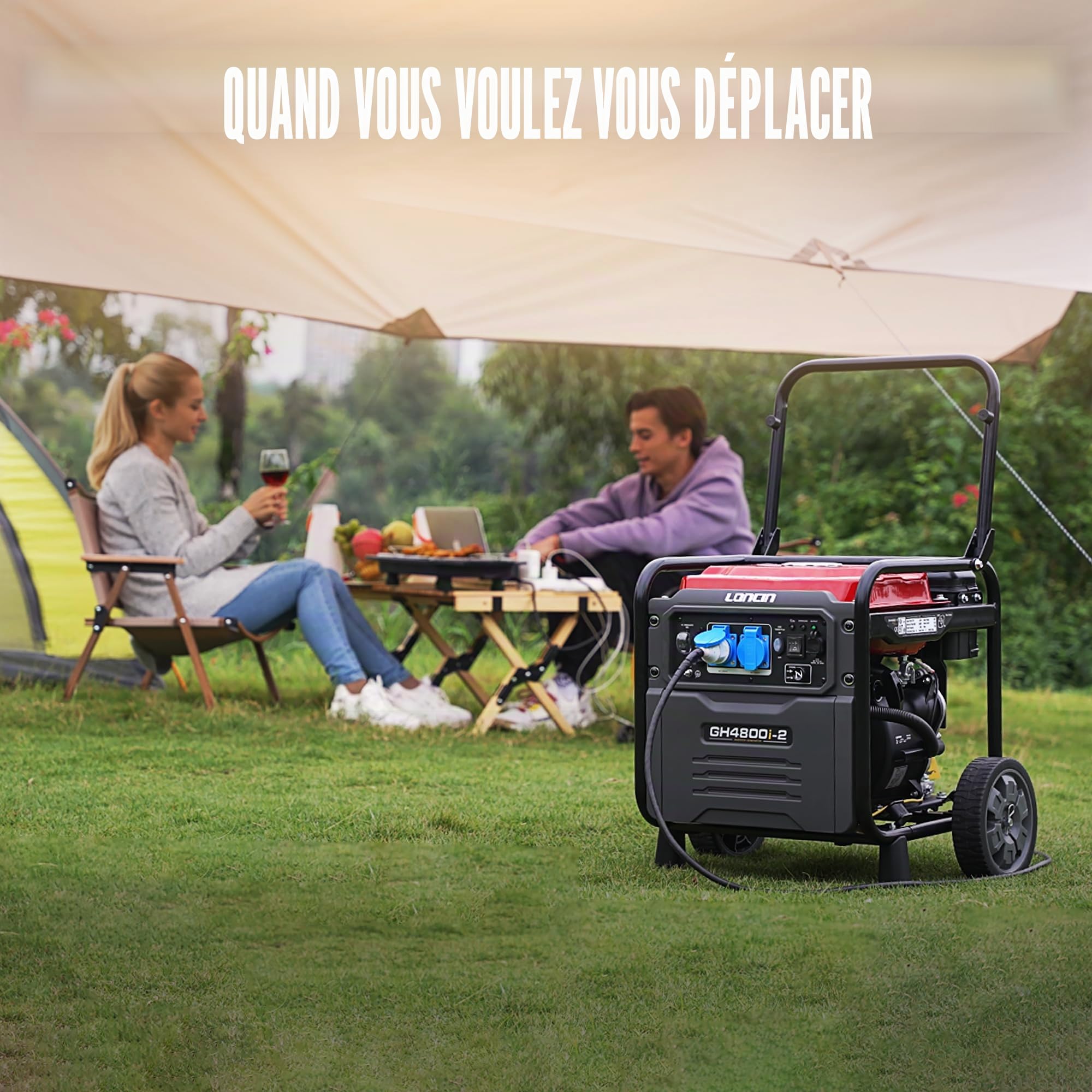 Loncin Recreation 3500W groupe électrogène inverter essence 7L