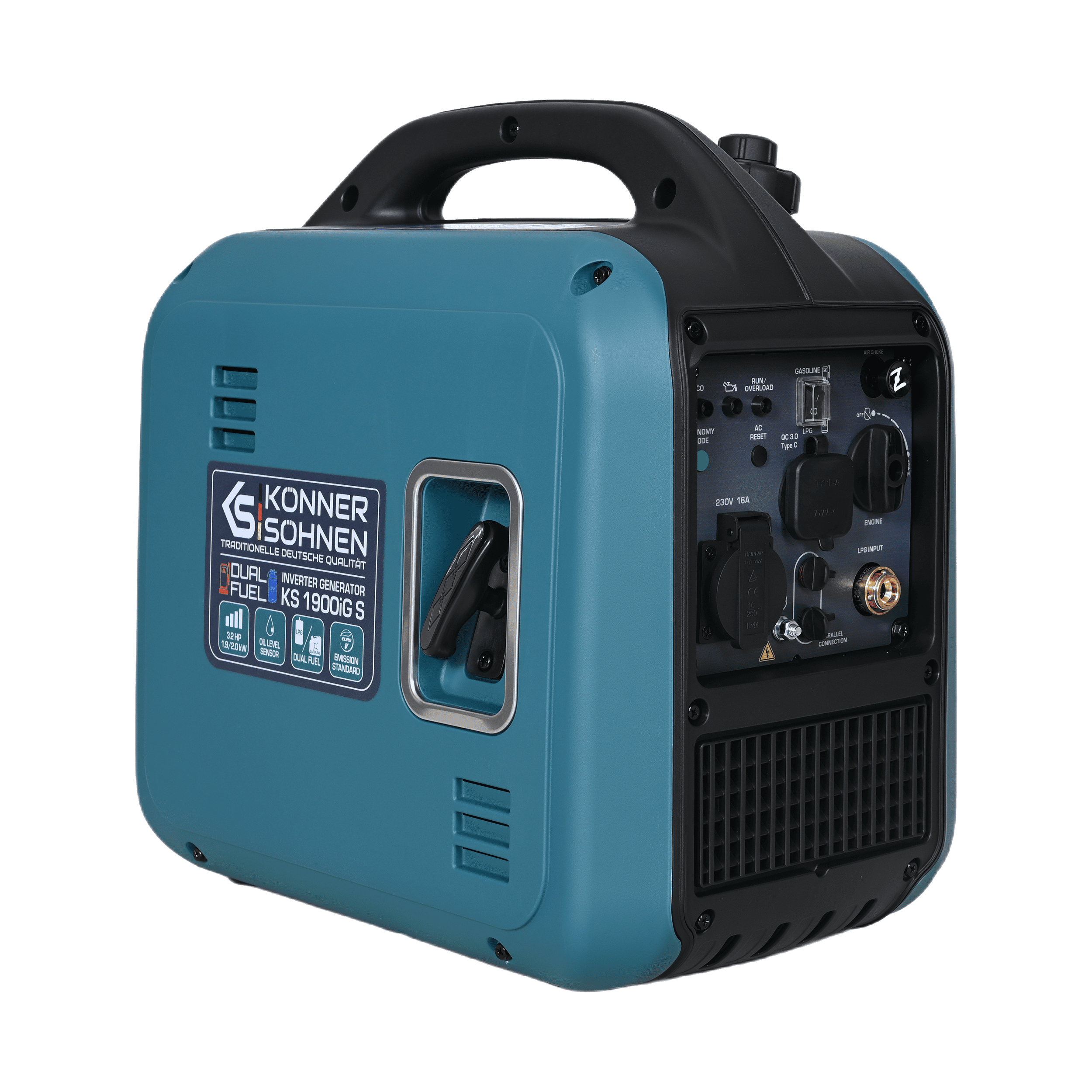 Könner & Söhnen DUAL FUEL KS 1900iG S groupe inverter 2 kW gaz
