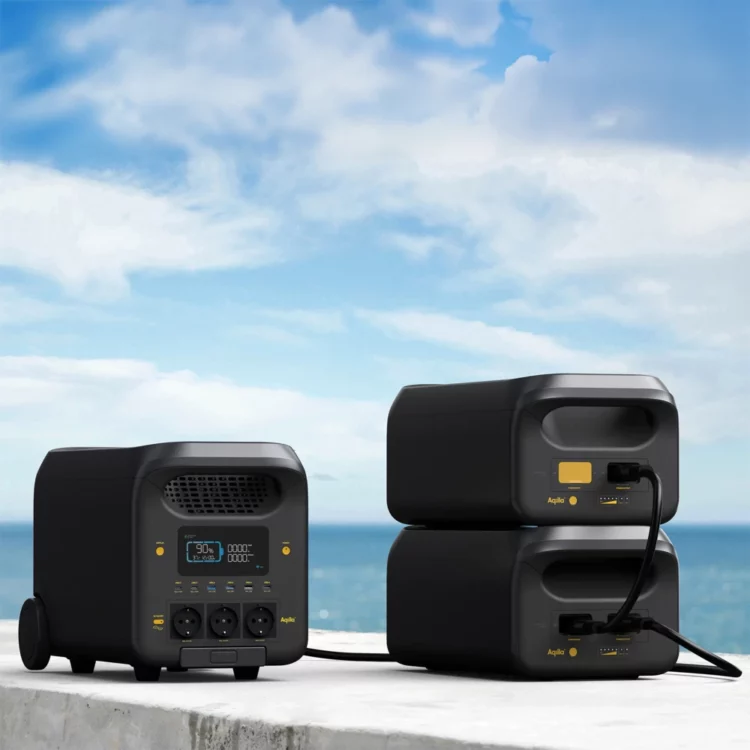 AQIILA S3000 + S2500EXP station d'énergie portable 5112Wh 5500W