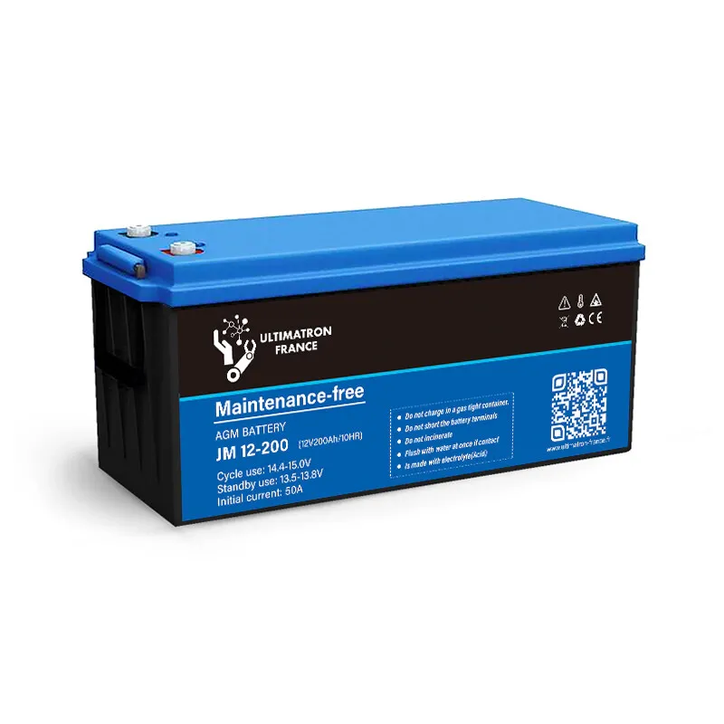 Ultimatron AGM 200Ah batterie solaire 12V décharge lente