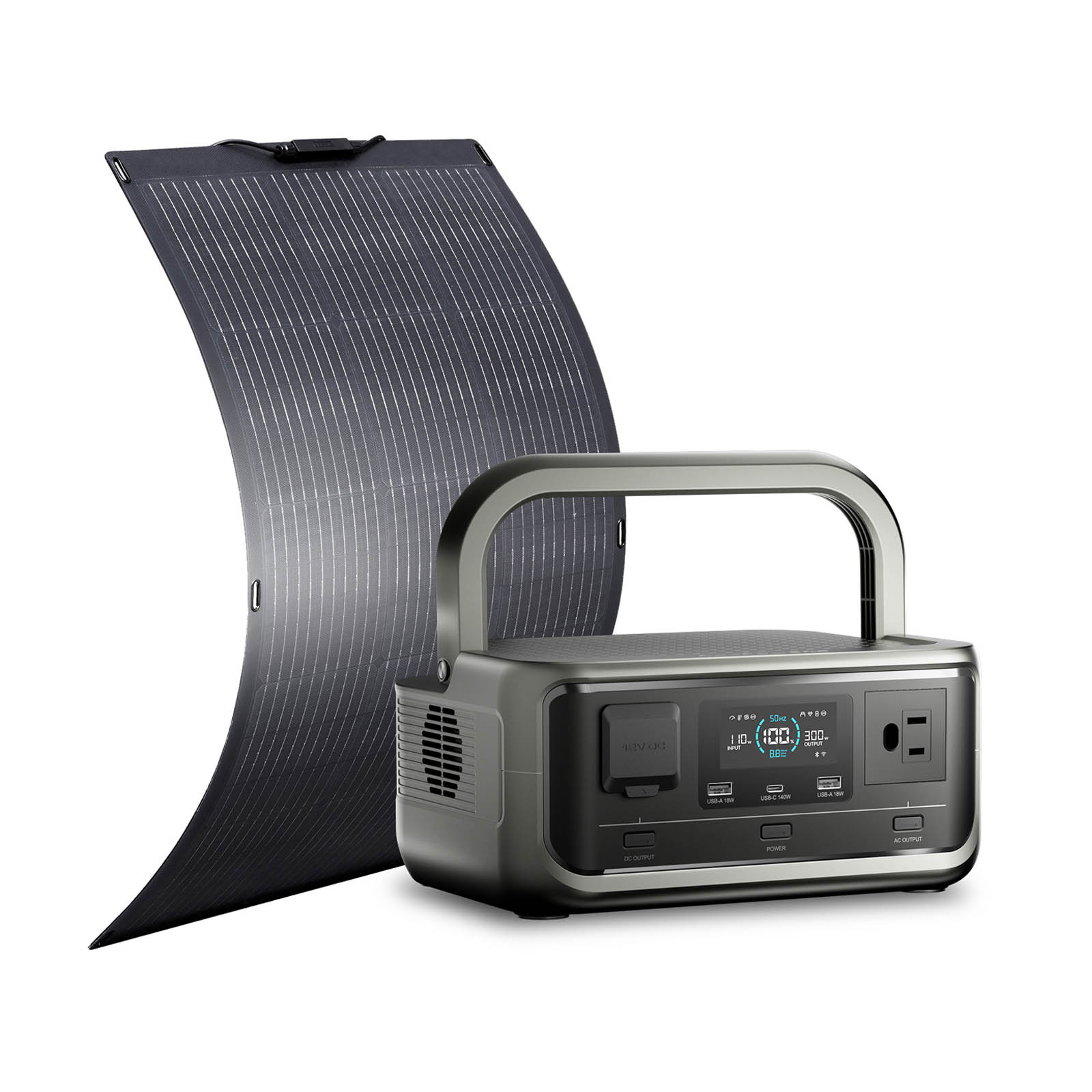 ALLPOWERS Solar Generator VOLIX P300 station 256Wh 300W + panneau 100W