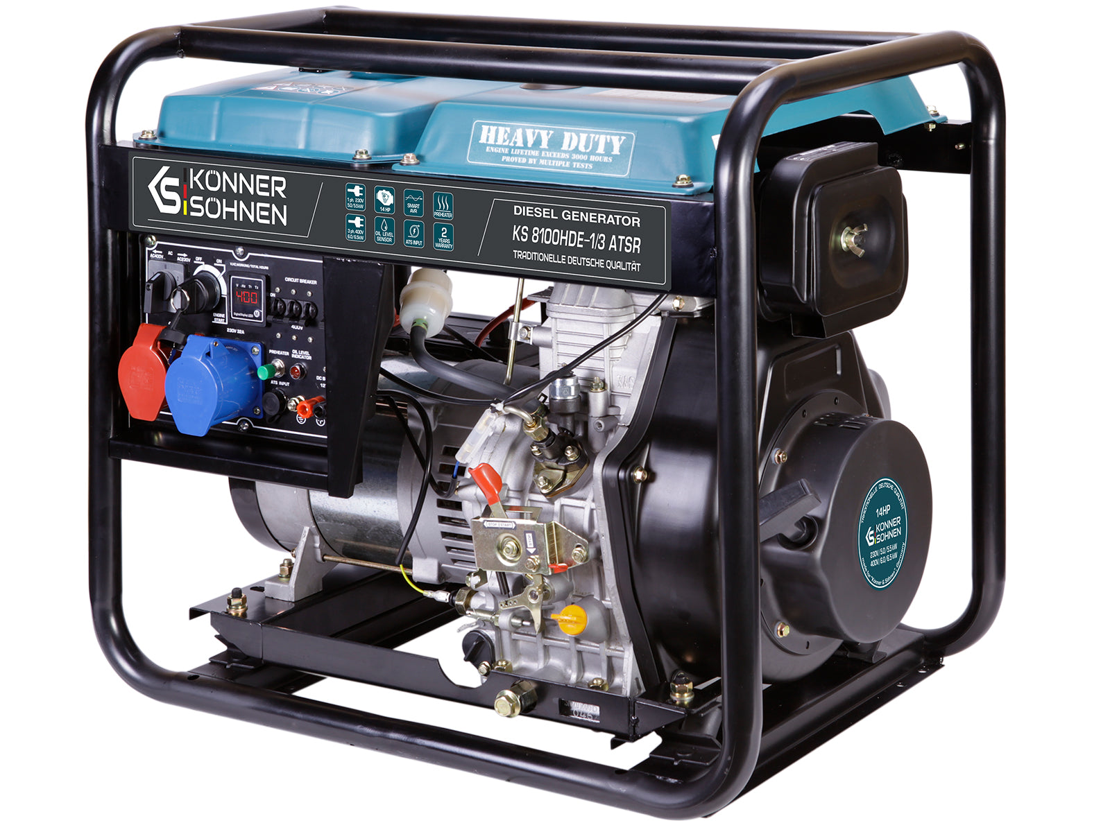 Könner & Söhnen KS 8100HDE groupe électrogène diesel ATSR