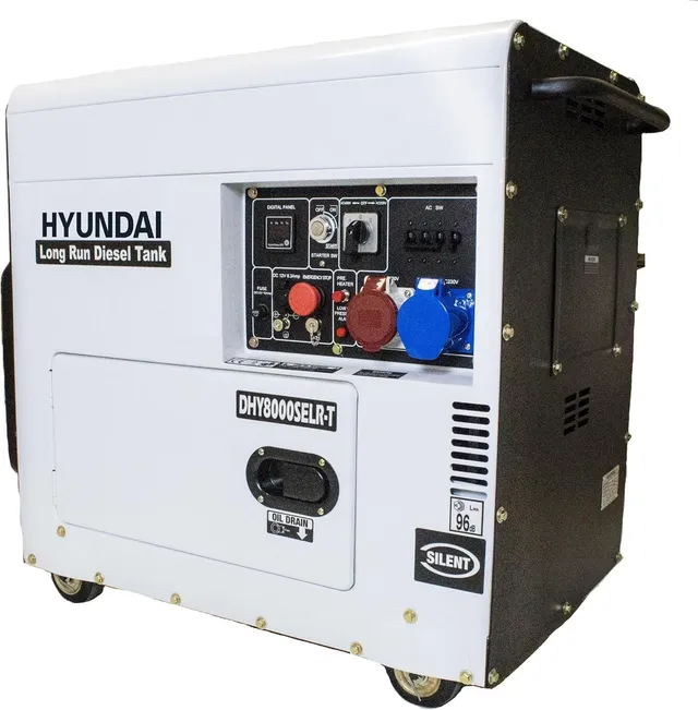 Hyundai DHY8000SELR-T groupe électrogène diesel 5,8 kW silencieux