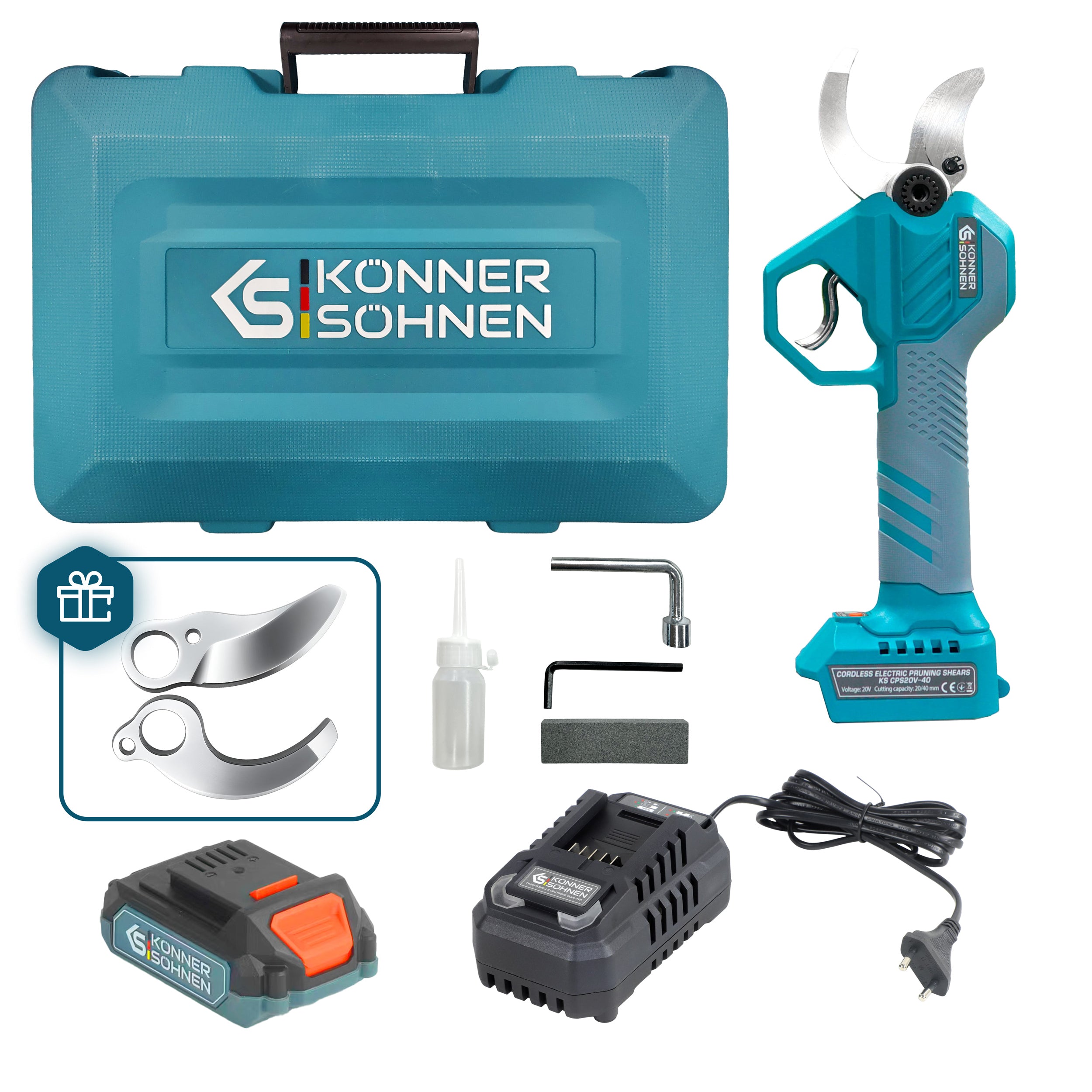 Könner & Söhnen K&S BASIC KS CPS20V-40 sécateur 20V coffret