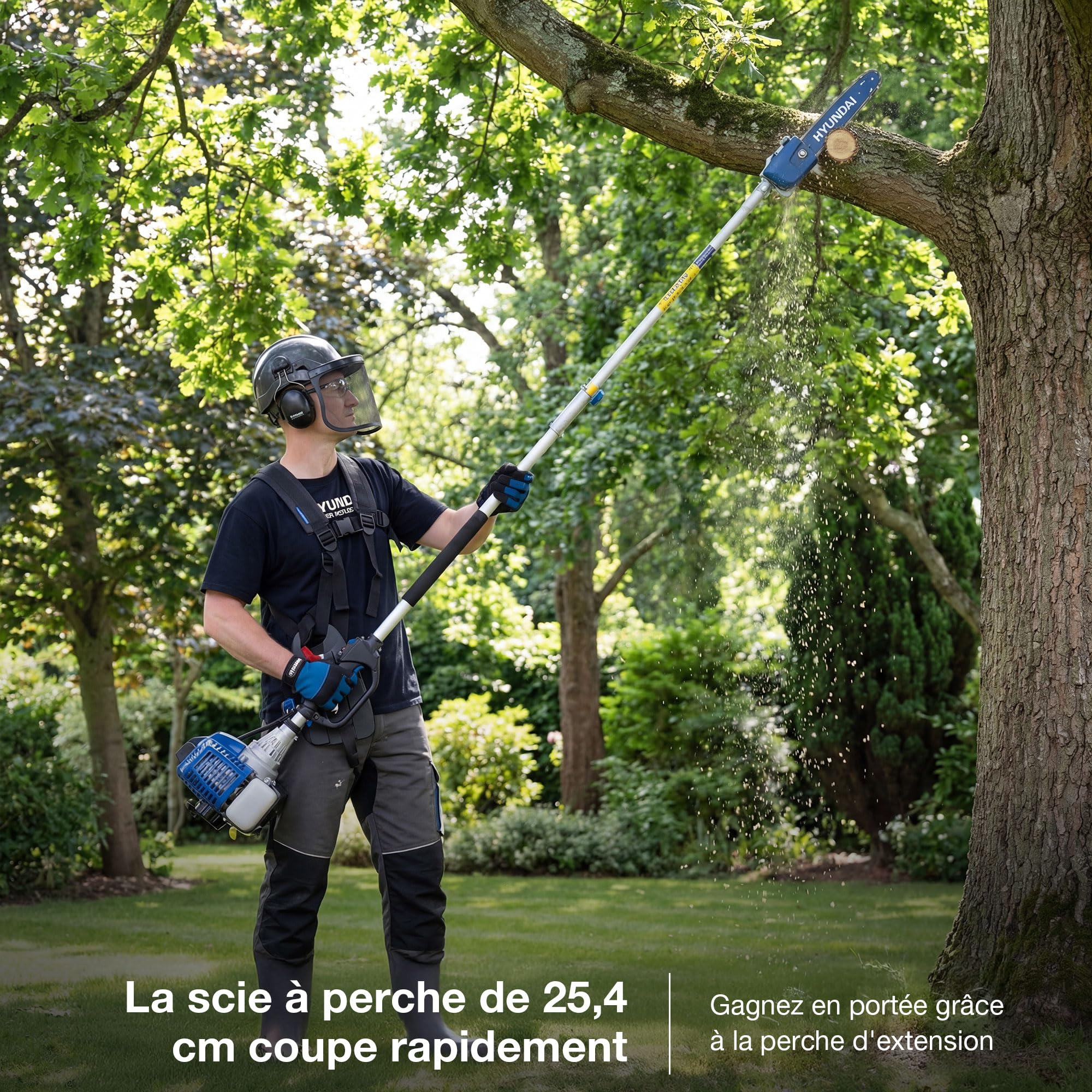 Hyundai HYMT5600X Outil multifonction thermique 5 en 1 56cm3