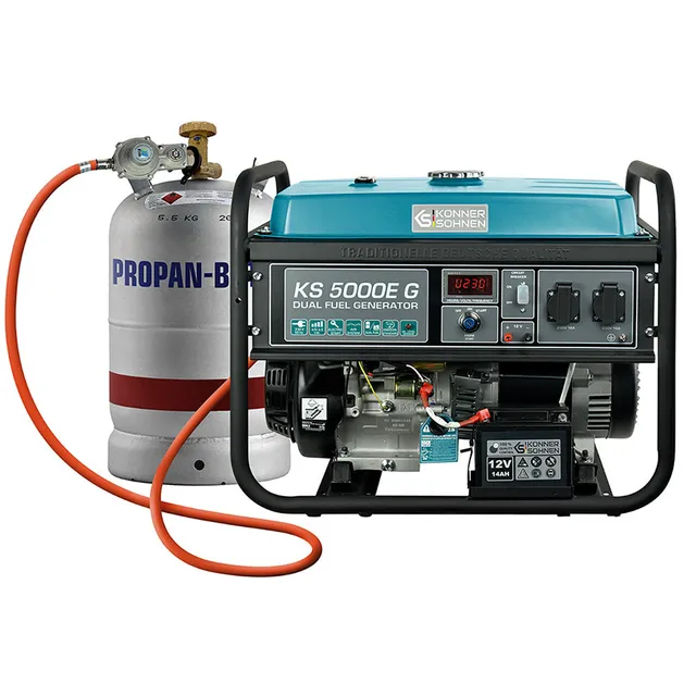 Könner & Söhnen DUAL FUEL KS 5000E G groupe électrogène gaz