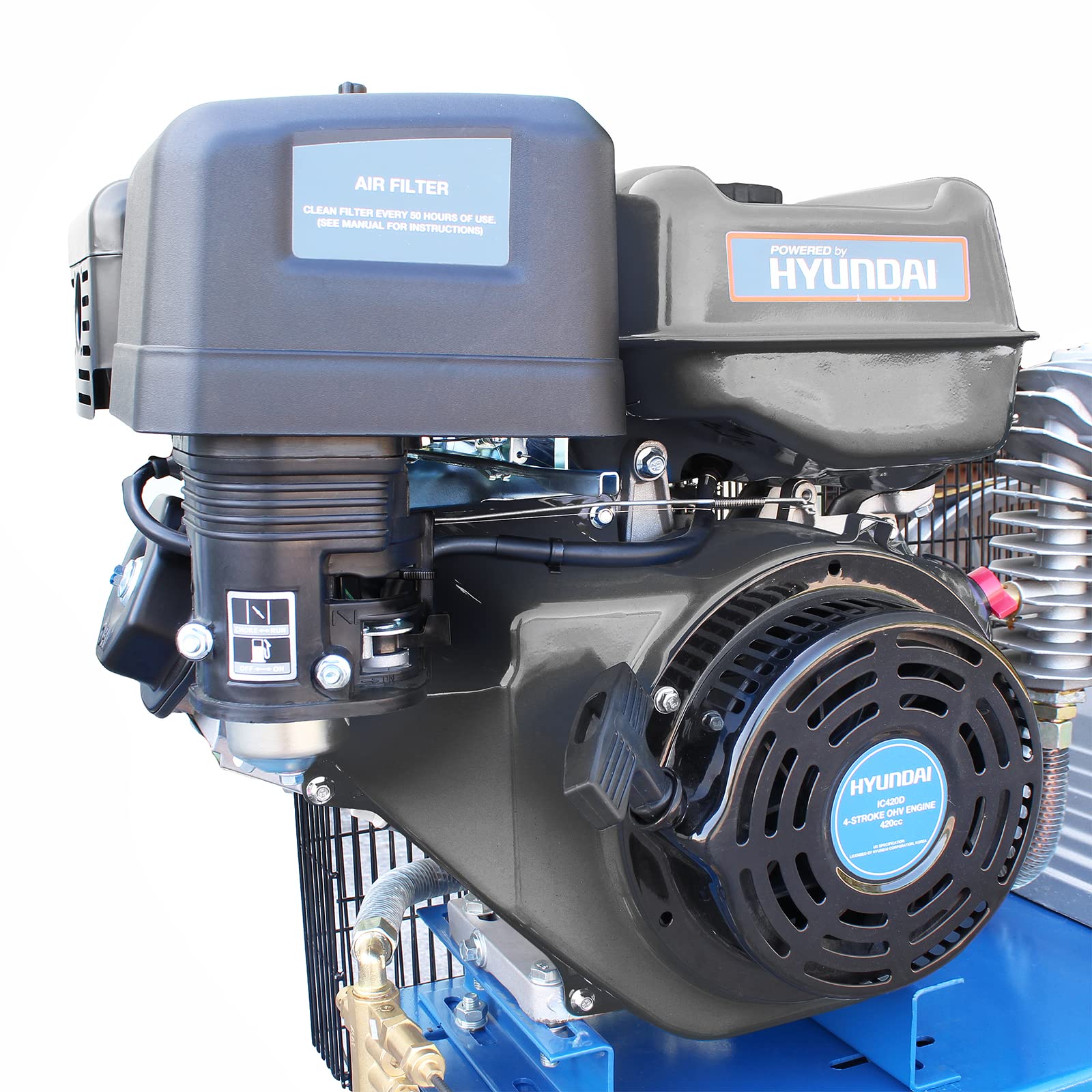 Hyundai HY140200PES compresseur air essence 200L 14CV