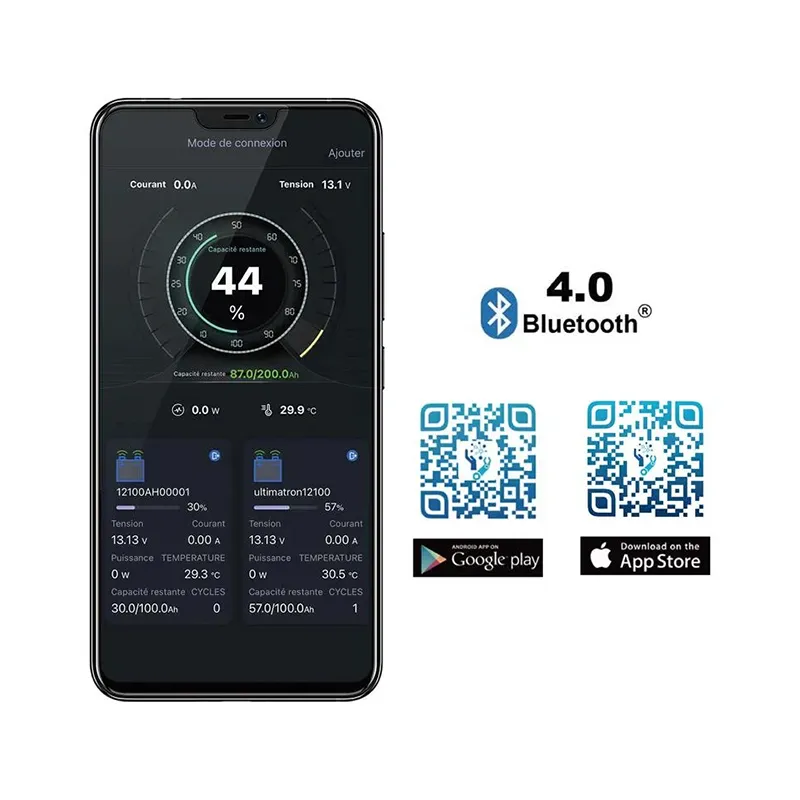 Ultimatron ULM Batterie Lithium 12V 150Ah Bluetooth Siège