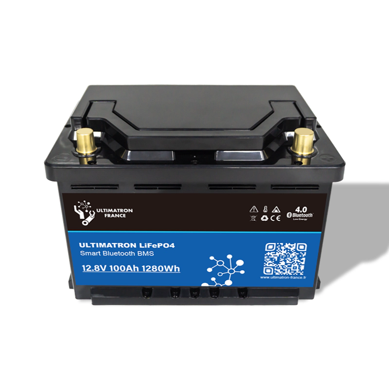 Ultimatron ULM 12,8V 100Ah batterie lithium sous siège 1280Wh LN3