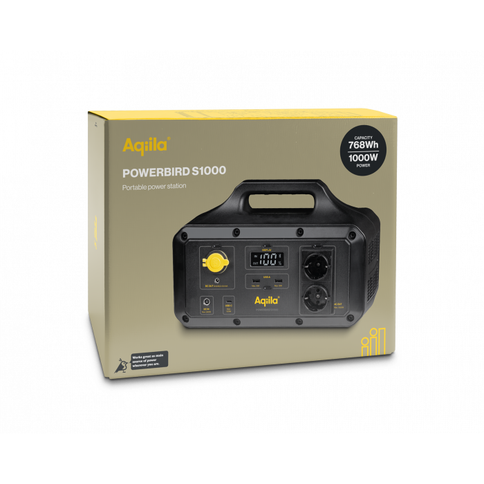 Powertec kit solaire 200W + station 768Wh 1000W camping