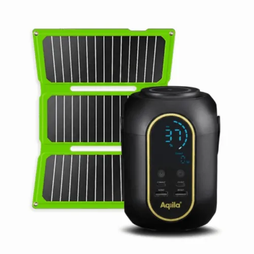 Powertec Kit Tactic Solaire 24W + station 54000mAh 140W