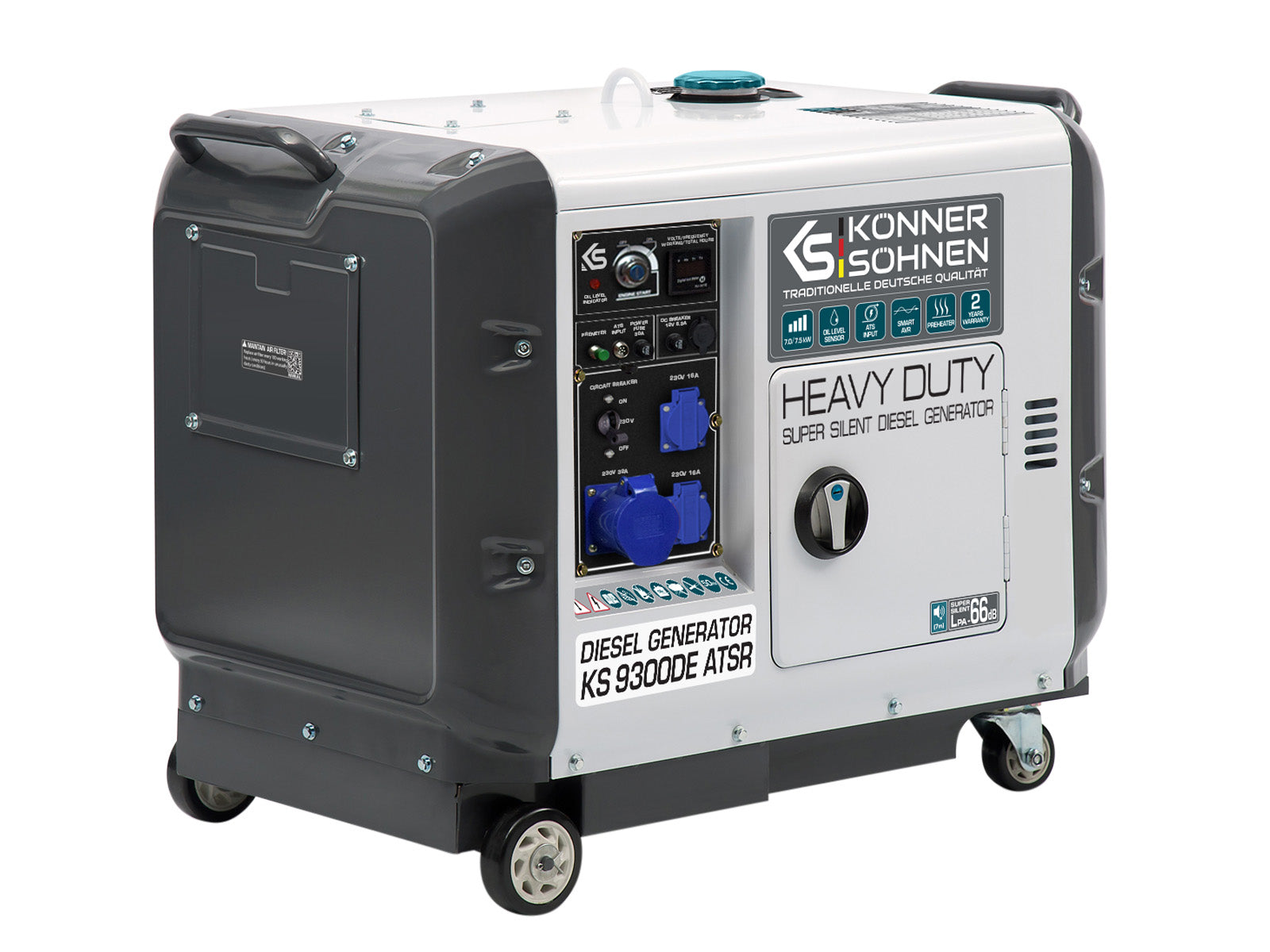Könner & Söhnen HEAVY DUTY KS 9300DE groupe diesel reconditionné