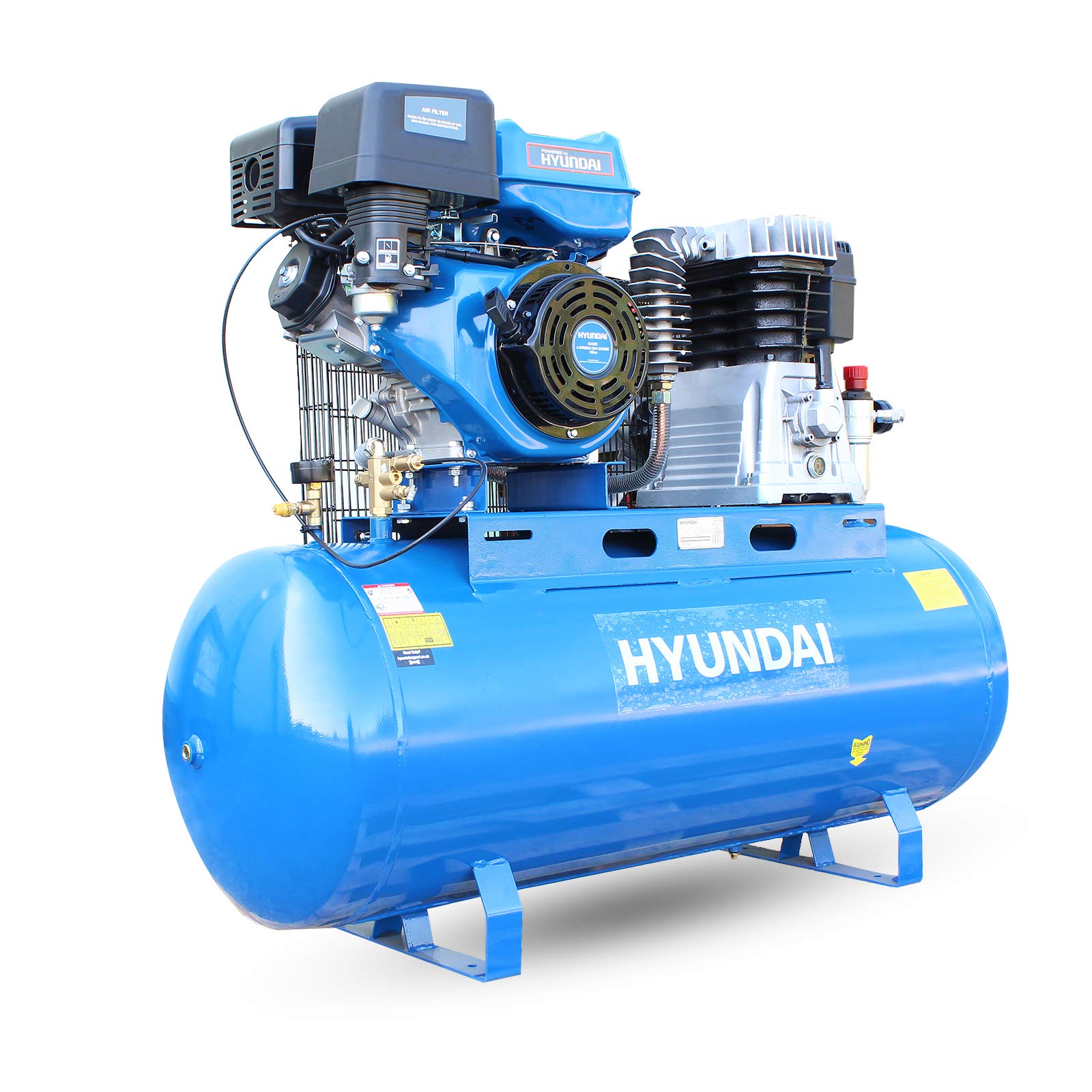 Hyundai HY140200PES compresseur air essence 200L 14CV