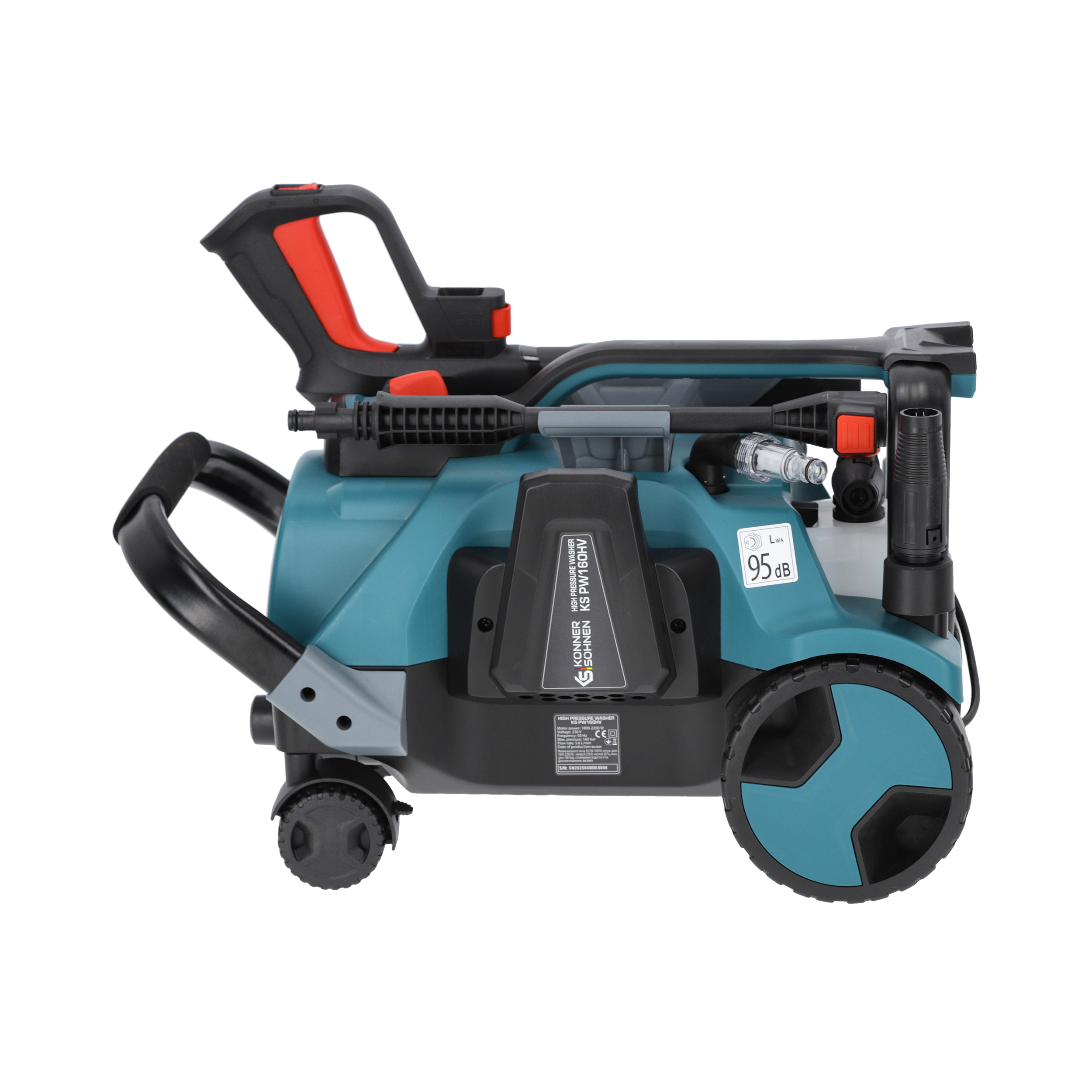 Könner & Söhnen KS PW160HV nettoyeur haute pression tuyau 8 m