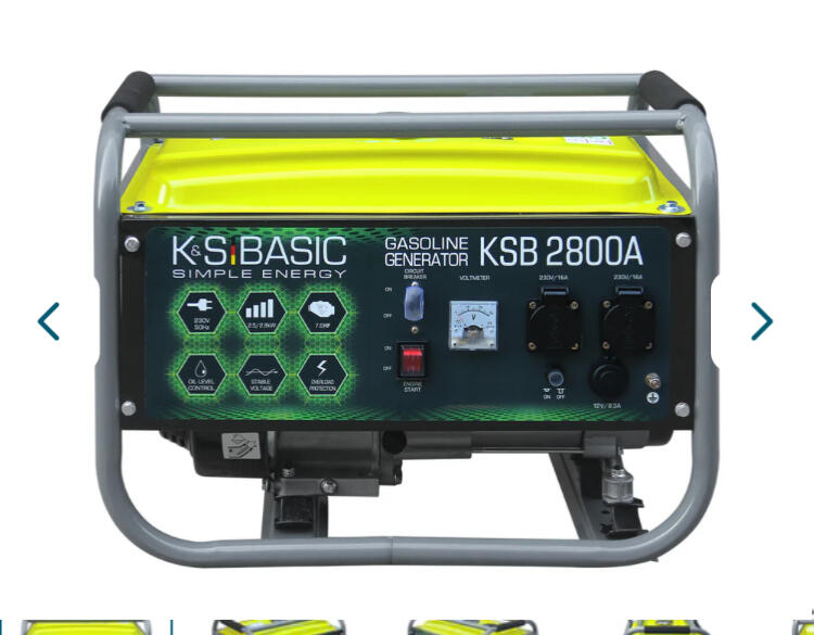 K&S BASIC KSB 2800A groupe électrogène essence 2,8 kW manuel