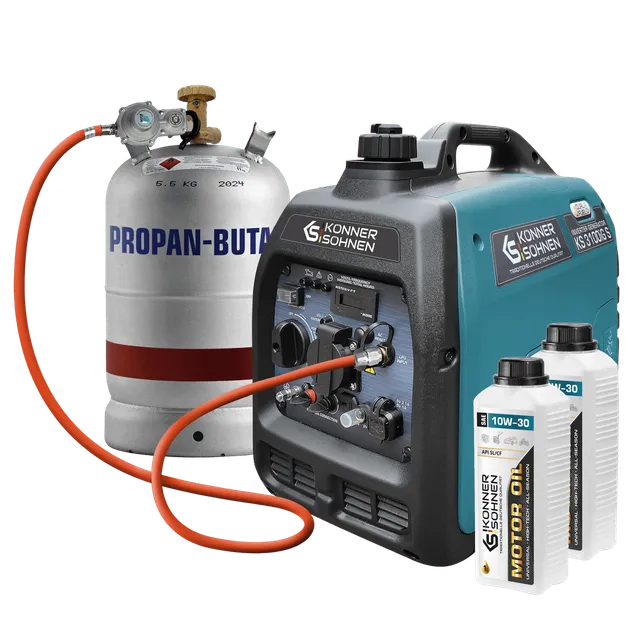 Könner & Söhnen DUAL FUEL KS 3100iG S groupe électrogène + huile