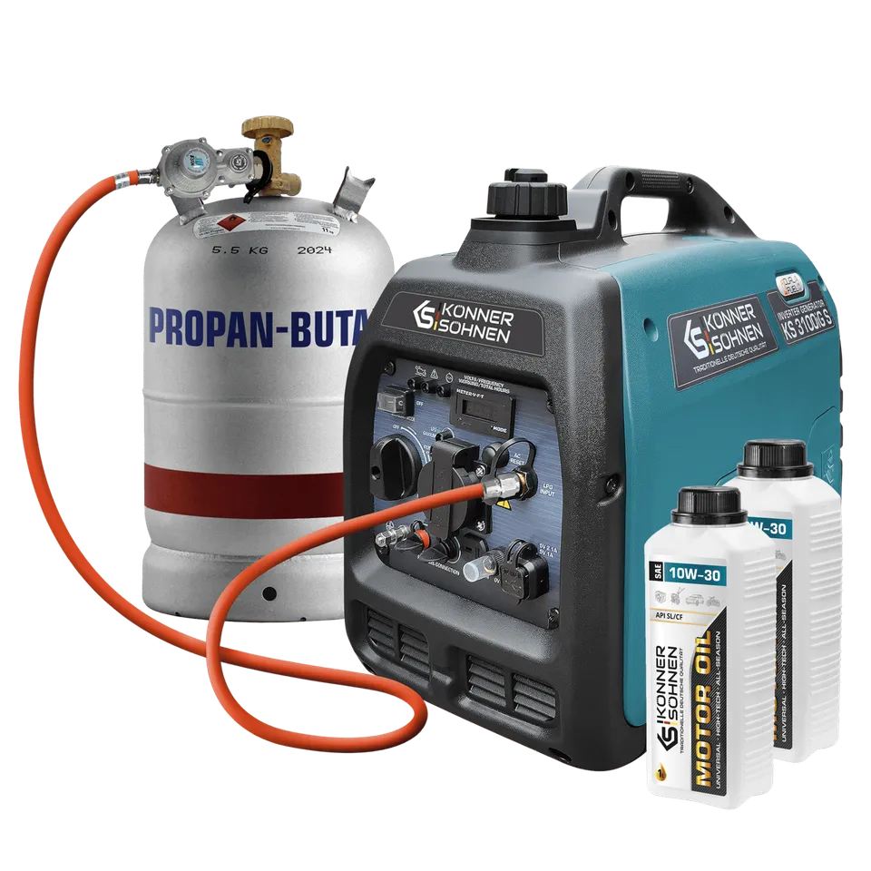 Könner & Söhnen DUAL FUEL KS 3100iG S groupe électrogène + huile