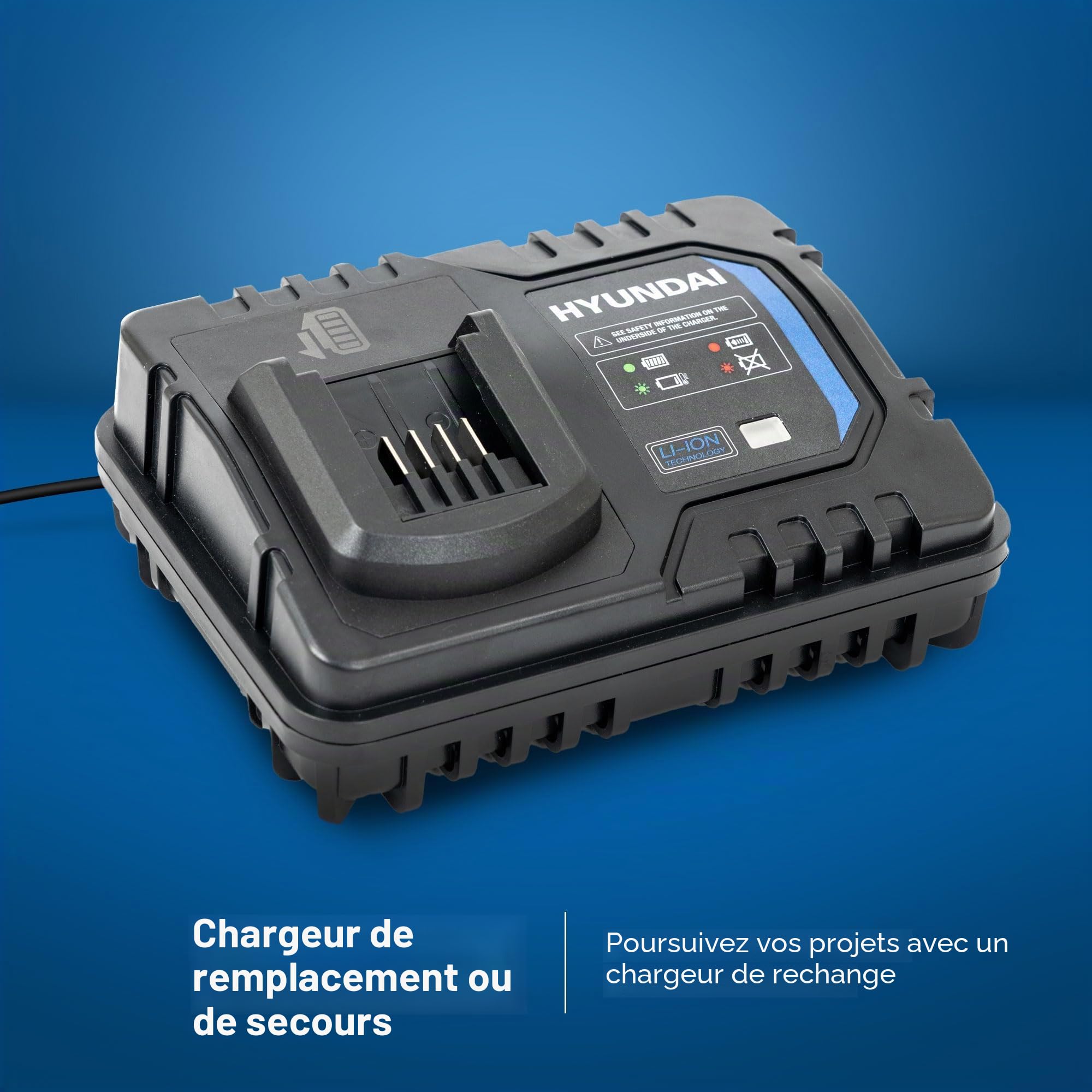 Hyundai C20-4 chargeur batterie rapide 20V 4A