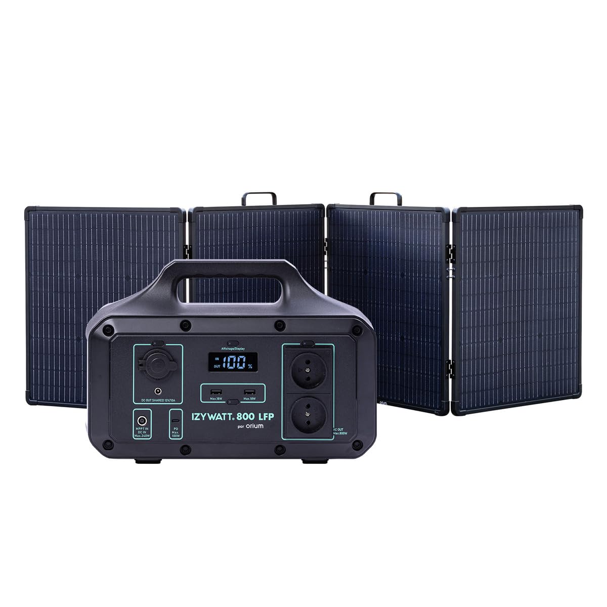 Orium Izywatt 800 station d'énergie portable LFP 518Wh + 200W