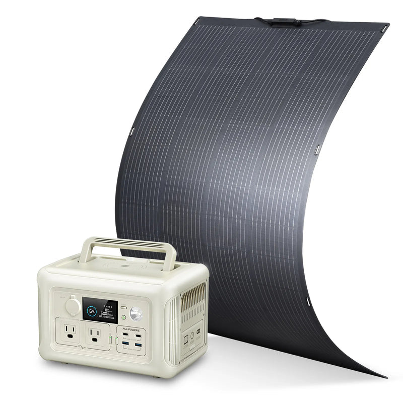 ALLPOWERS R600 station énergie 600W 299Wh + 200W noir
