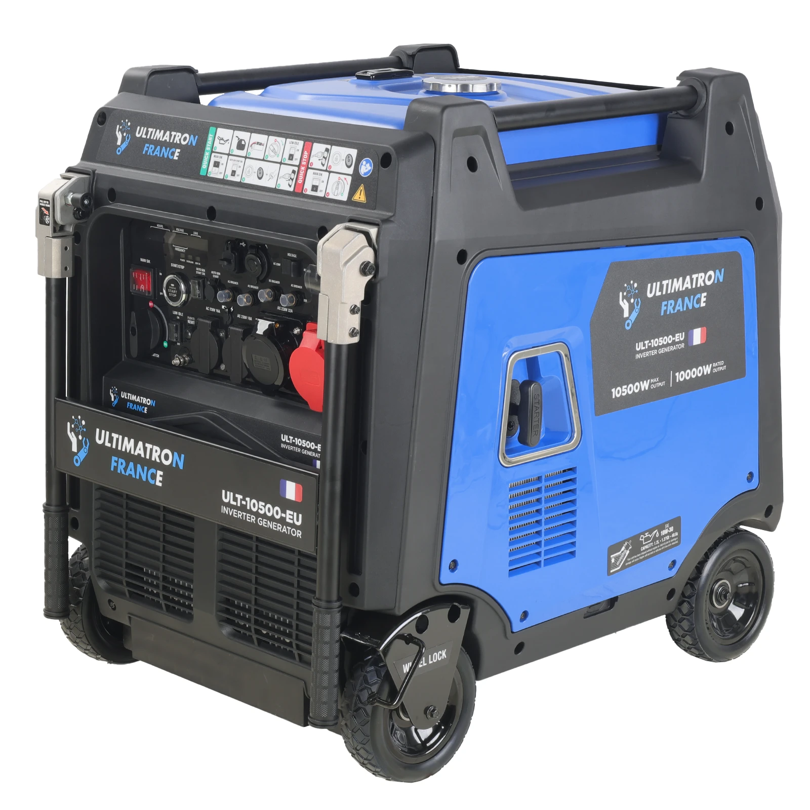 Ultimatron ULT-10500-EU Groupe Électrogène Triphasé 10500W