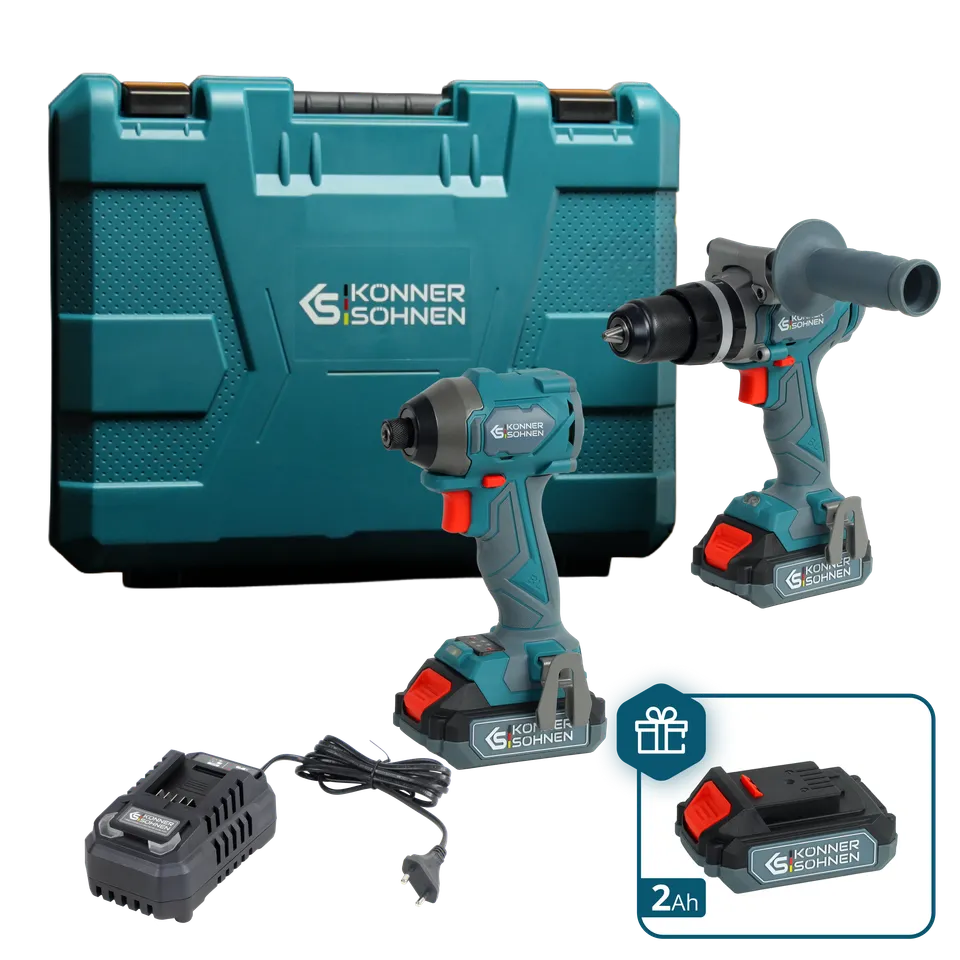 Könner & Söhnen KS IDISD 20V SET 2 PLUS kit 3 batteries