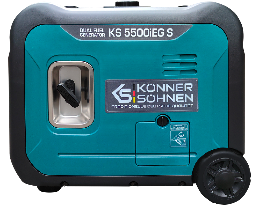 Könner & Söhnen DUAL FUEL KS 5500iEG S groupe inverter essence gaz