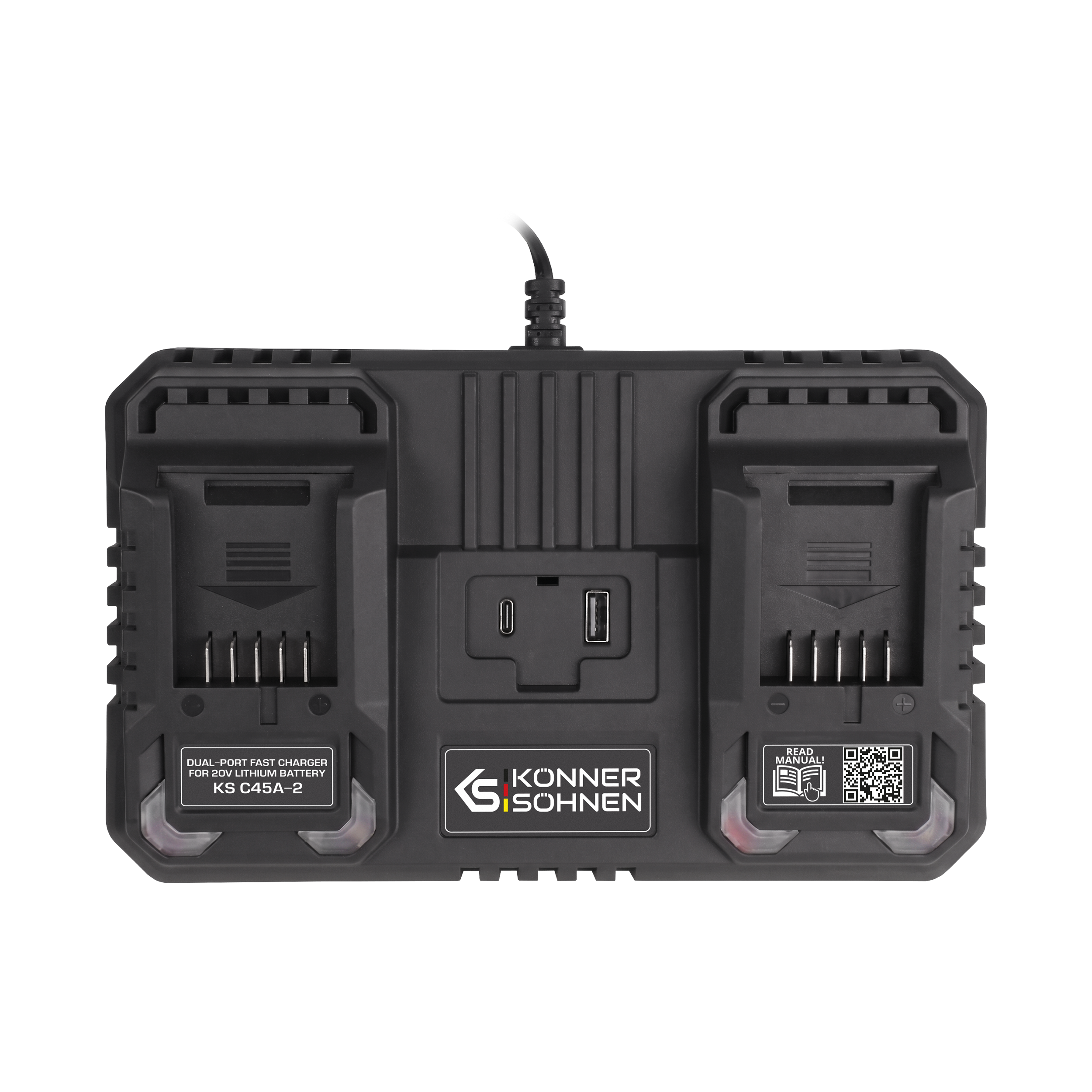 Könner & Söhnen K&S BASIC KS C45A-2 chargeur double 20V