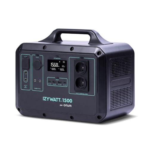 Orium Izywatt 1500 station d'énergie portable LFP 1568Wh + 400W