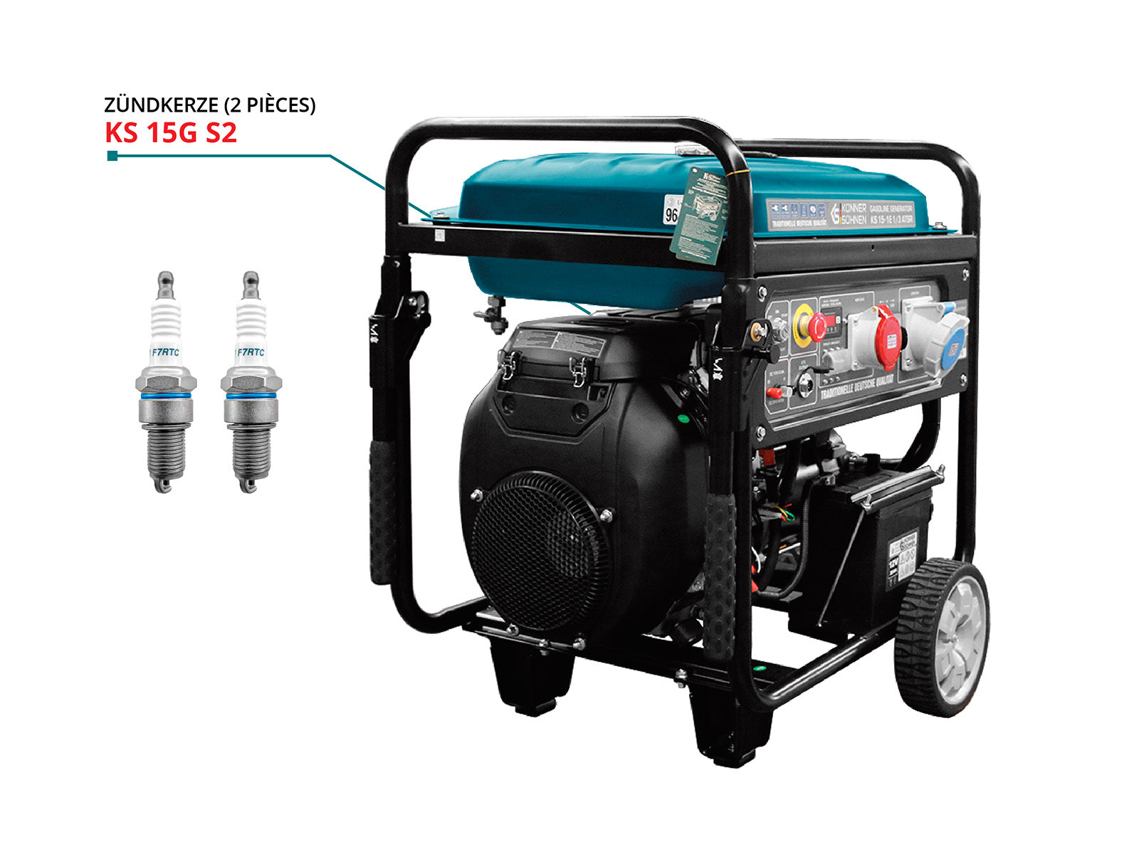 Könner & Söhnen KS 15G S2 bougie d'allumage essence