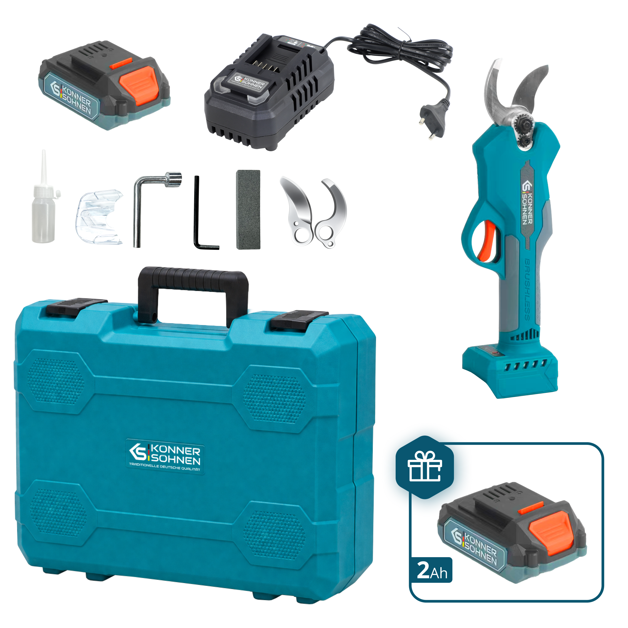 Könner & Söhnen K&S BASIC KS CPS20V-32 sécateur batterie 20V coffret