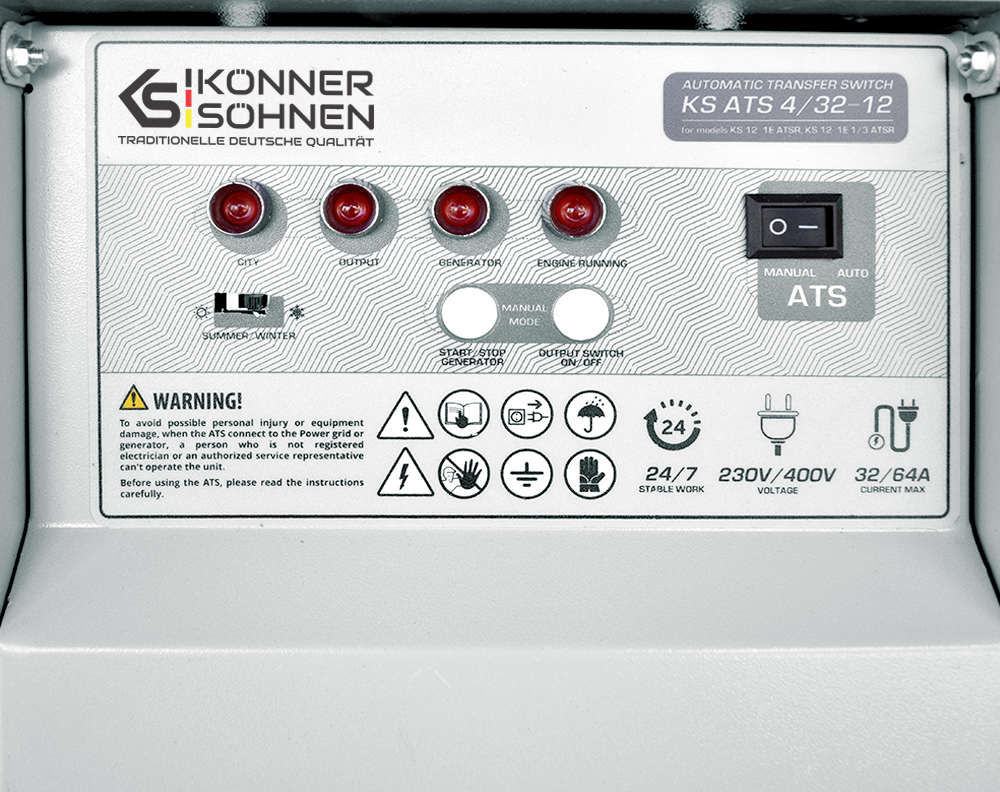 Könner & Söhnen K&S BASIC KS ATS 4/32-12 commutateur ATS