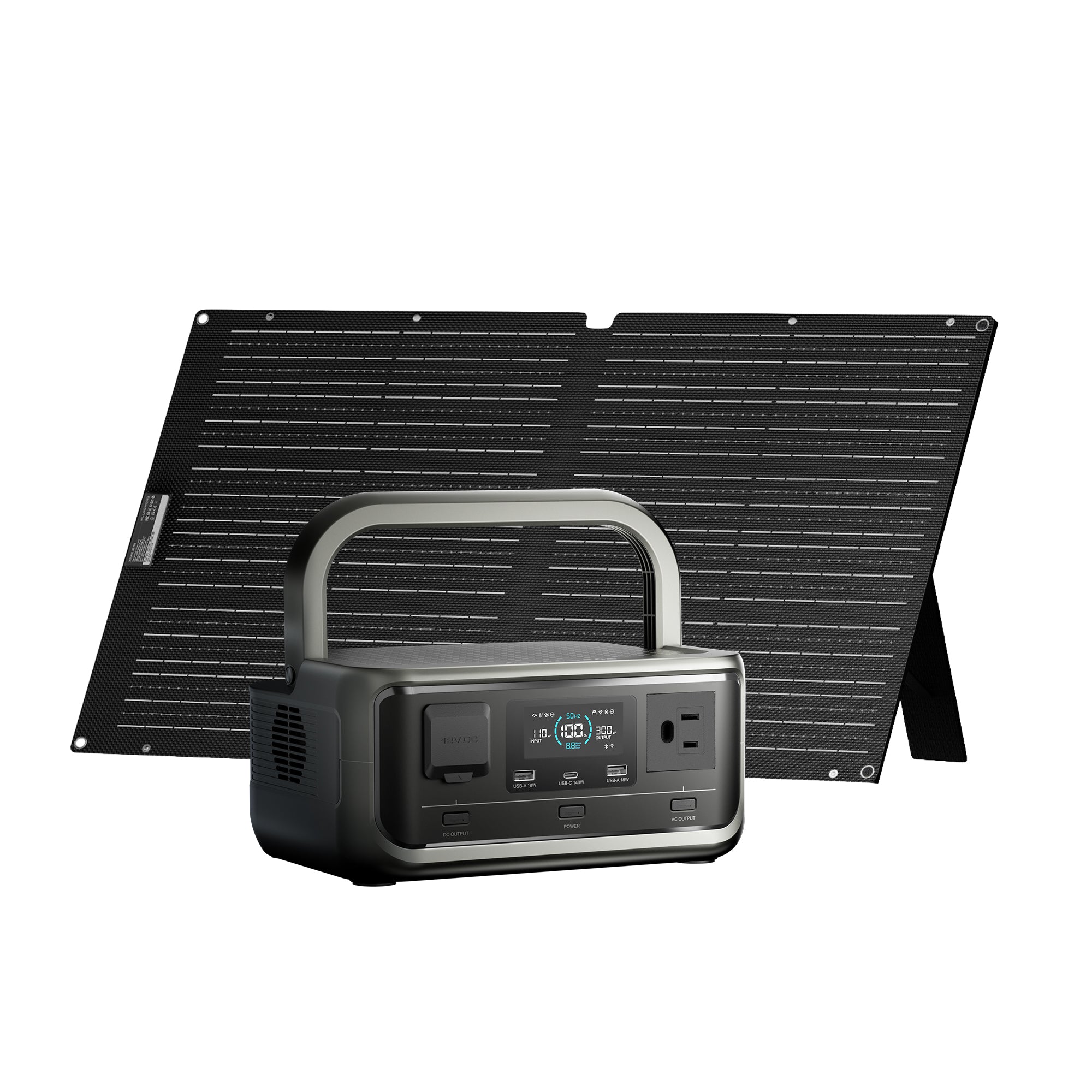 ALLPOWERS Solar Generator VOLIX P300 station 256Wh 300W + panneau 100W