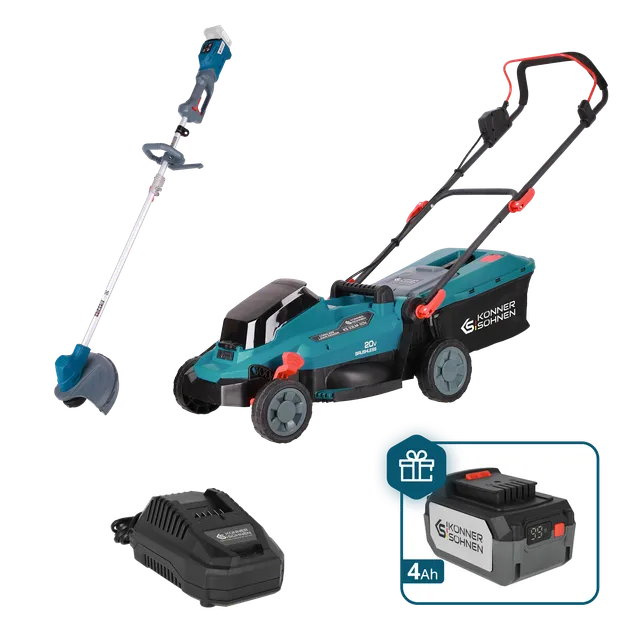 Könner & Söhnen K&S BASIC 33LM-BCT20V-SET kit tondeuse 20V