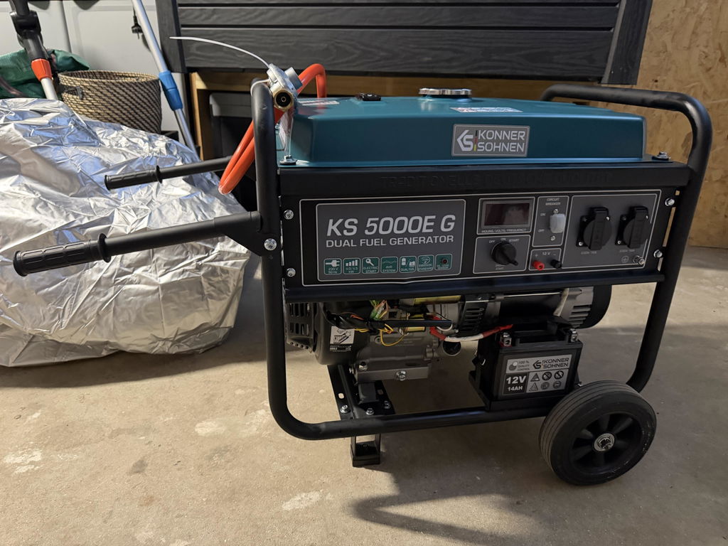 Könner & Söhnen DUAL FUEL KS 5000E G groupe électrogène gaz