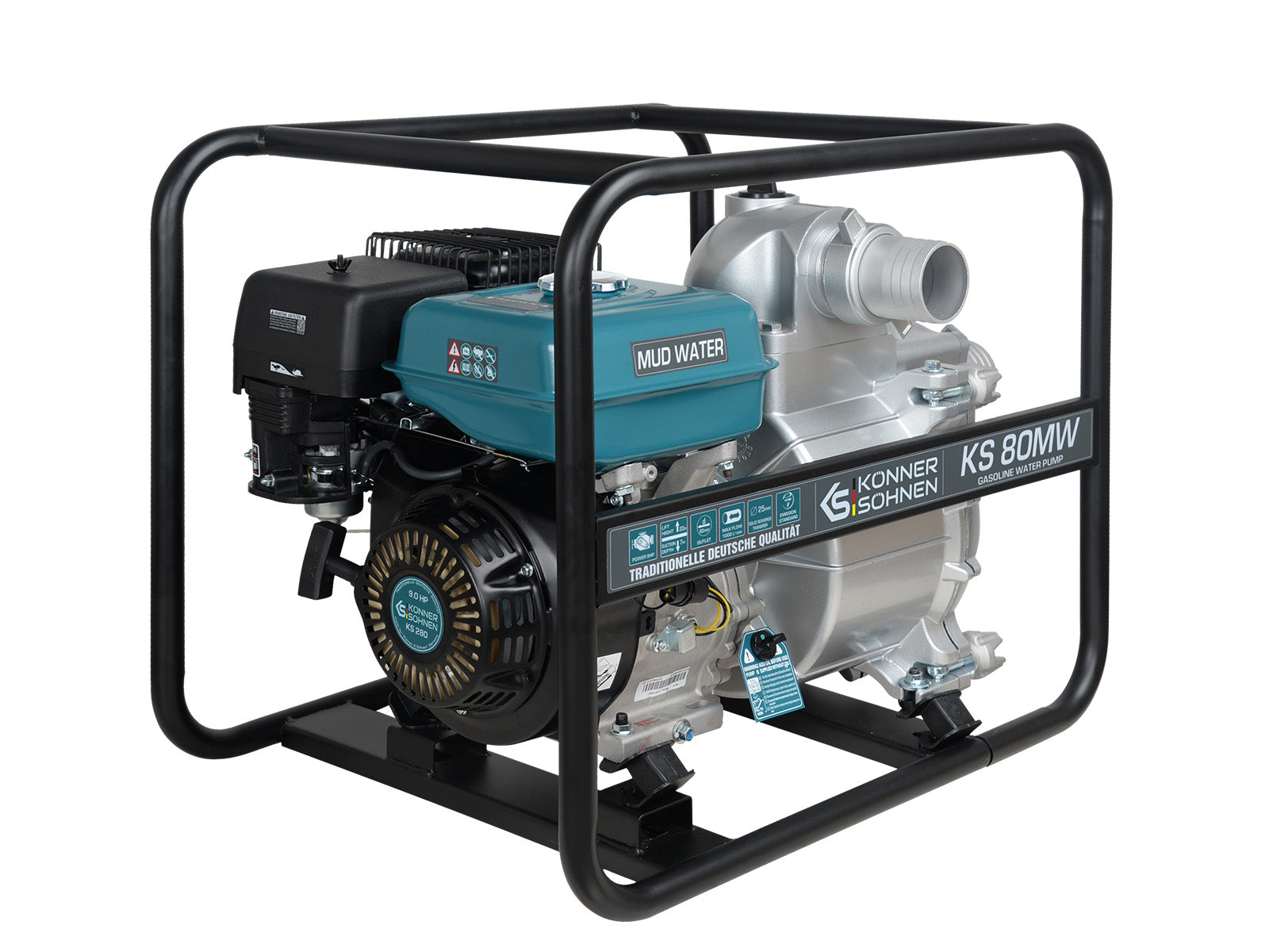 Könner & Söhnen K&S BASIC KS 80MW motopompe essence eau boueuse 1000L