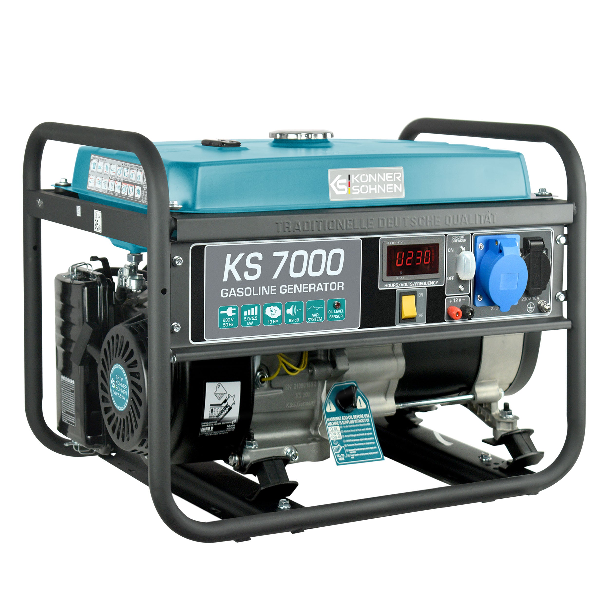 Könner & Söhnen K&S BASIC KS 7000 groupe électrogène essence 5500W AVR