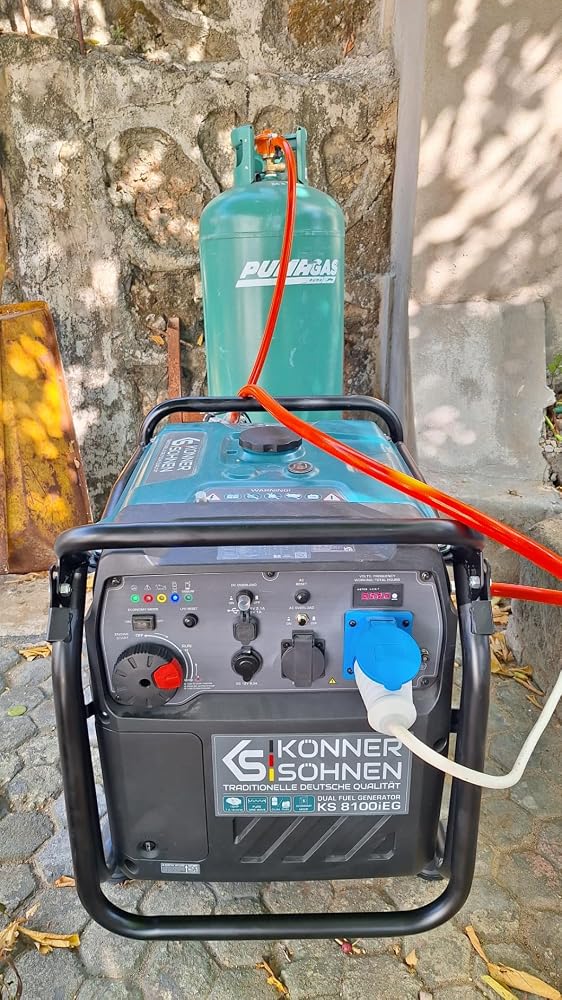 Könner & Söhnen DUAL FUEL KS 8100iEG inverter gaz-essence 8 kW